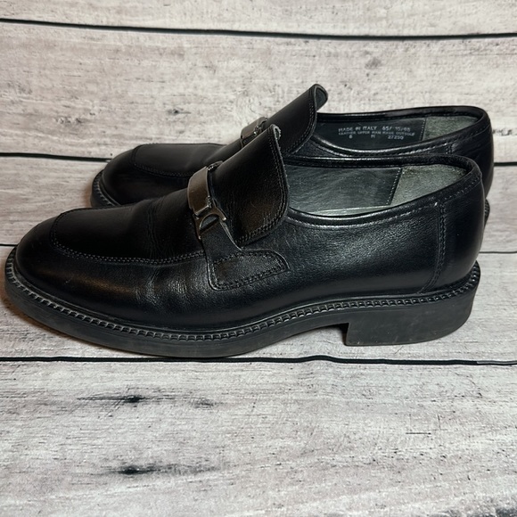 Bostonian Strada Made in Italy Black Loafers Size 8‎
